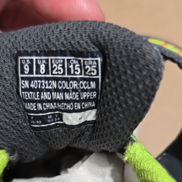 Skechers Kids' Gray and Neon Green Dino Sneakers - Picture 6 of 6